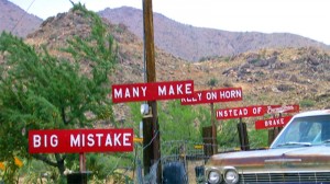 Classic Burma Shave Signs on Route 66